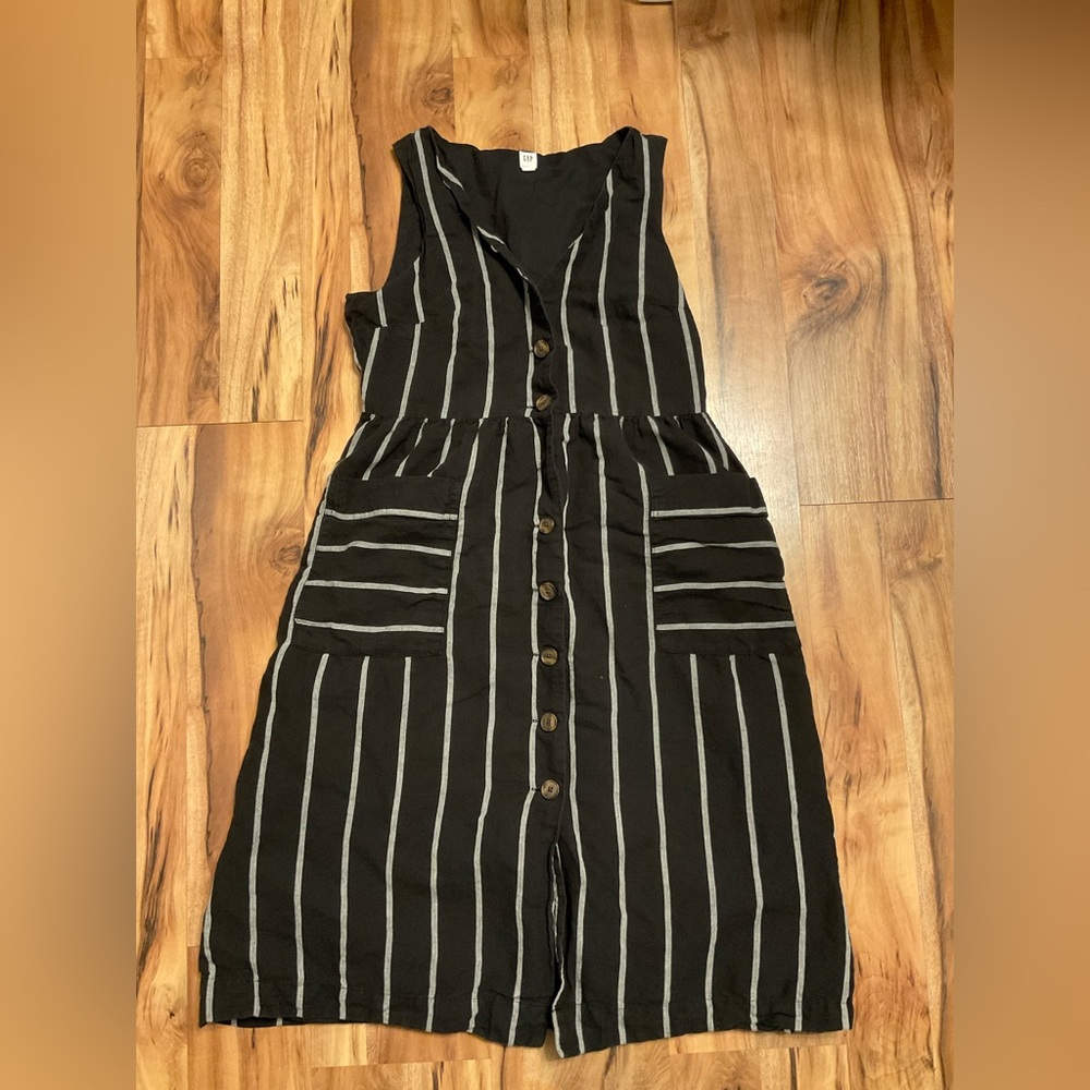 GAP Stripped Linen Dress